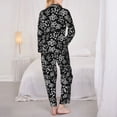 thumbnail image 6 of Goofa Snake Printed Women’s 2 Piece Pajama Set Super,Pajamas Women's Long Sleeve Sleepwear Soft Button Down Loungewear Pjs Lounge Set Nightwear-, 6 of 9