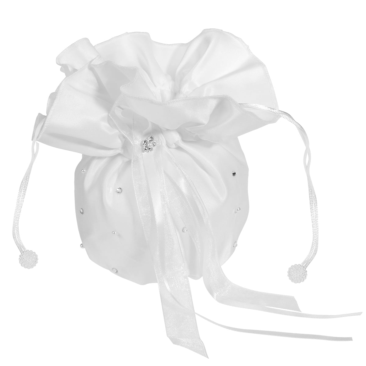 satin dolly bag bridesmaid wedding hand tie hanging hand bag accessory handbag 