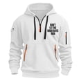 thumbnail image 1 of Men's Casual Long Sleeve Hoodie Spring Autumn Outdoor Comfortable Unique Design Solid Color Pullover Sweatshirt Large, 1 of 2