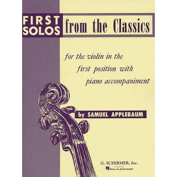 First Solos from the Classics: Violin and Piano (Paperback)