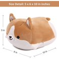 thumbnail image 5 of Almohada de felpa KEWITY, juguete suave de Shiba Inu, Corgi, material de alta calidad, 5 of 5