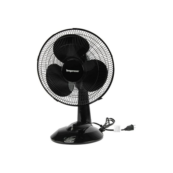 Impress 91583455M - Cooling fan - table-top - 12 in - black