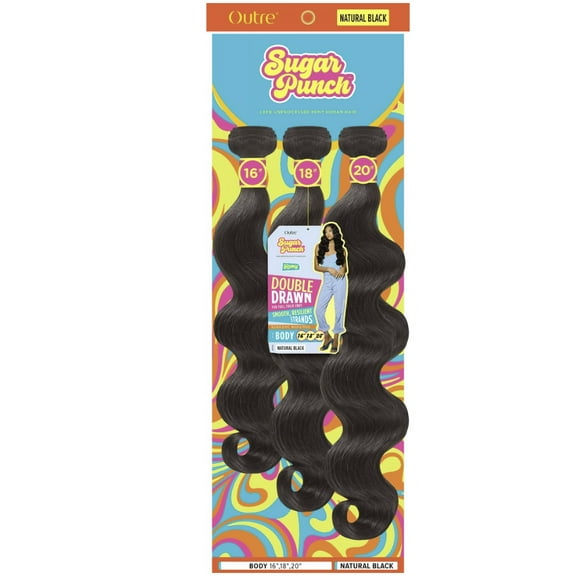 Outre Sugar Punch Body Wave 20"22"24"(#NaturalBlack)