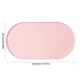 thumbnail image 3 of Oval Pet Feeding Mat, Waterproof Raised Edge Bowl Placemat, Non Slip Spill Proof Food and Water Tray for Dogs and Cats, Washable Floor Protector, 3 of 6