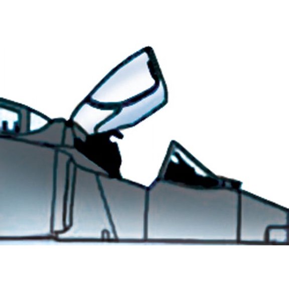 A-4 C/K Skyhawk Vacuform Canopy x2 for Hasegawa (1/48 model kit accessory)