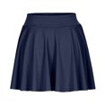 thumbnail image 5 of Womens Tennis Golf Skirt, Pleated Athletic Skirts with Shorts High Waisted Flowy Mini Skort for Workout Sports High Waisted Skirts for Women Dark Blue 3XL, 5 of 6