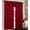 Burgundy, variant on Leah 5 Piece Woven Textured Curtain Set with Beaded Austrian Valances (Blue)