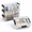 Black, variant on Grey 4 Pack Extra Large Plastic Pencil Box Stackable Art Supply Storage Organizer