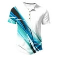 thumbnail image 1 of Mens Casual Pantalones Cortos Impresos Cuello Redondo Suéter Deportes Tee, Fitness Y Casual Hombres Camisetas, 1 of 5