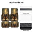 thumbnail image 5 of Gaeub Majestic Butterfly Sunset Print 4 Pieces Car Floor Mats Car,Universal Car Carpet Mats,Fit for SUV, Vans, Sedans,Trucks, 5 of 6