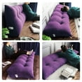 WOWMAX Sofa Bed Large Filled Triangular Wedge Cushion Bed Backrest
