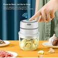 thumbnail image 2 of Mini Electric Chopper, Food Chopper Vegetable Chopper Processor With 300ml Glass Bowl, 2 of 5