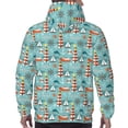 thumbnail image 7 of Lsque Sea Lighthouse Pattern Casual Men's Hoodie,Hooded Sweatshirt with Kangaroo Pocket,Pullover Hoodie-Large, 7 of 7