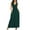 Dark Green, variant on Asklazy Women Sleeveless Deep V Neck Loose Plain Long Maxi Casual Dress,US Size,Wine Red(S-3XL)