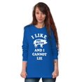 thumbnail image 3 of Like Pig Butts Cannot Lie Bacon Lover Long Sleeve TShirt Men Women Brisco Brands S, 3 of 6