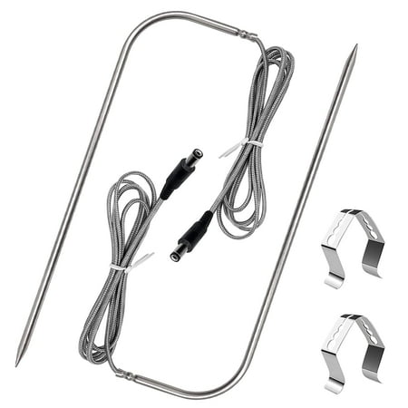 

Temperature Meat Probe Replacement for Rec tec Wood Pellet Grill. Recteq Probe Grill Accessories with Probe Holder Clip
