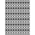 thumbnail image 1 of Ahgly Company Indoor Rectangle Patterned Platinum Gray Novelty Area Rugs, 2' x 5', 1 of 6