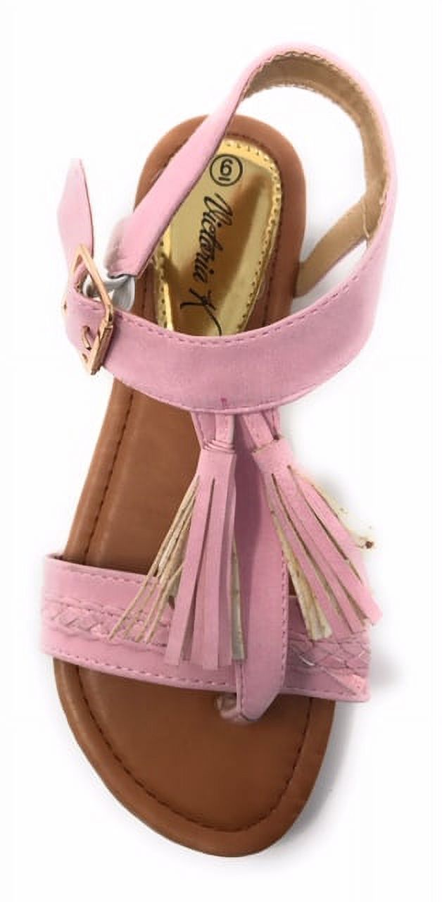 Victoria K Women's Tassel And Braided Sandals