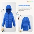 thumbnail image 4 of URMAGIC Kids Lightweight Puffer Jacket Padded Quilted Hooded Coat Warm Outerwear for Boys Girs, 8-9 Years, 4 of 9