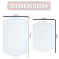 thumbnail image 5 of Home Weavers Waterford Collection 100% Cotton Non-Slip Bathroom Rug Set Machine Washable Bathroom Rug-17"x24", Bath Rug- 21"x34", White Color 2 Piece Bath Rug set, 5 of 8