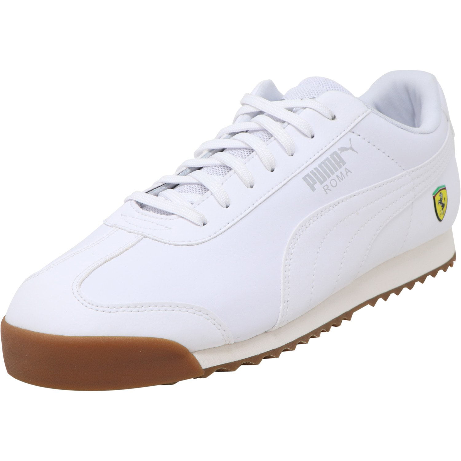 Puma Men's Sf Roma White / Ankle-High Leather Sneaker - 9.5M - Walmart.com