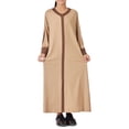 thumbnail image 5 of EnJoCho Kids Girl Musli𝗆 Abaya Dress Bell Sleeve Islami𝖼 Kaftan Eid Robe Maxi Musli𝗆 Ramadan Dress 𝖣ubai Arabic Belt Prayer Clothes, 5 of 7
