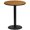 Natural, variant on Emma + Oliver 36"RD Natural Laminate Bar Table Top-24"RD Base