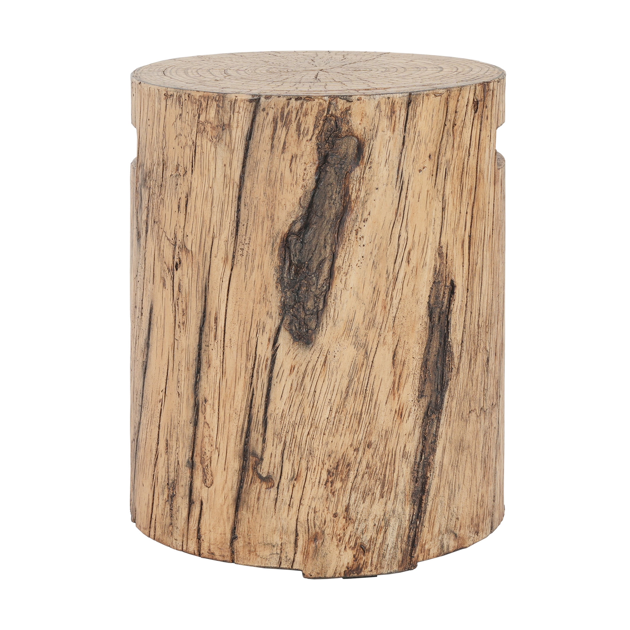 Christopher Knight Home Outdoor Round Propane Tank Cover, Lightweight Concrete Side Table, Brown
