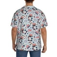 thumbnail image 7 of Goofa I Love USA Printed Men's Casual Short-sleeved Shirt,Lightweight Breathable Button-down,Summer Casual men's top,Versatile Fashion shirt-XX-Large, 7 of 7