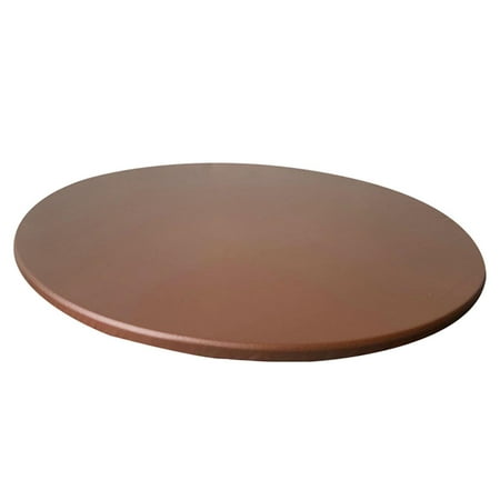 

Waterproof Non-slip Round Fitted Tablecloth Table Cover Cloth 120cm Coffee