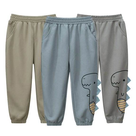 Esaierr Kids Baby Sweatpants for Boys,Toddler Boys Spring Summer Jogger Pants Sports Trousers Breathable Cotton Elastic Waist Sweat Pants with Pockets for 1-9Years