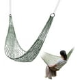 thumbnail image 3 of Portable Nylon Hammock Large Mesh Net Sleeping Bed Outdoor Garden Travel Camping, 3 of 8