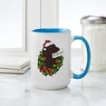 thumbnail image 4 of CafePress - Chocolate Labrador Santa Large Mug - 15 oz Ceramic Large White Novelty Mug, 4 of 4