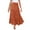 Orange, variant on Womens High Waist Skirt Solid Dress Elastic Waist Elegant Skirt Tan Skirt Pleated Tennis Skirts for Women Table Skirts for Rectangle Tables 8ft Pencil Skirts for Women plus Size Midi Skirt Midi Skirt