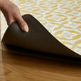 thumbnail image 3 of FIESTA Mali Tiles Geo Trellis Anti-Fatigue Comfort Kitchen Runner Mat, Non-Slip Floor Mat, Padded Standing Desk Mat, Yellow/Grey/White, 20"x55", 3 of 6