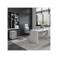 thumbnail image 2 of Bush Business Furniture Echo Bow Front Desk with Mobile File Cabinet Pure White/Modern Gray, 2 of 7
