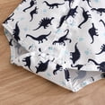 thumbnail image 5 of UngA Baby Boy Clothes 0-18M Newborn Infant Gentleman Outfit, Shirt+Bowtie+Suspender Pant Baby boy Suit Clothing Set Cute Baby Boy Outfits Blue,6-9 Months, 5 of 6