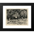 thumbnail image 2 of Arnold Peter Weisz-Kubínčan 14x12 Black Modern Framed Museum Art Print Titled - Stories in Wilderness - 6 (1939-1940), 2 of 5