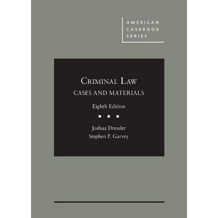 UPC: 9781683288220 | Cases and Materials on Criminal Law (American Casebook Series)