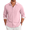 Pink, variant on COOFANDY Mens Casual Shirts Long Sleeve Button Down Shirt Untucked Dress Shirts for Men