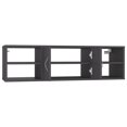 thumbnail image 3 of vidaXL Wall Shelf Grey 102x30x29 cm Engineered Wood, 3 of 5