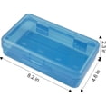 thumbnail image 2 of Caja para lápices de plástico de colores WEIHJMXG gran capacidad transparente con tapa hermética, 2 of 5