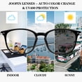 thumbnail image 6 of Joopin Unisex Photochromic Blue Light Blocking Glasses Square Computer Gaming TV Glasses UV400 Protection, 6 of 9