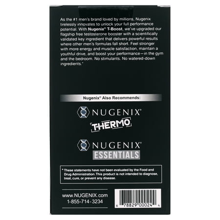 Nugenix T Boost - Free Testosterone Booster for Men, 90 Count