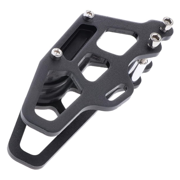 Deslizador De Cadena De Motocicleta Guía De Oscilante Rodillo Inferior De Guía Chian Trasero Negro