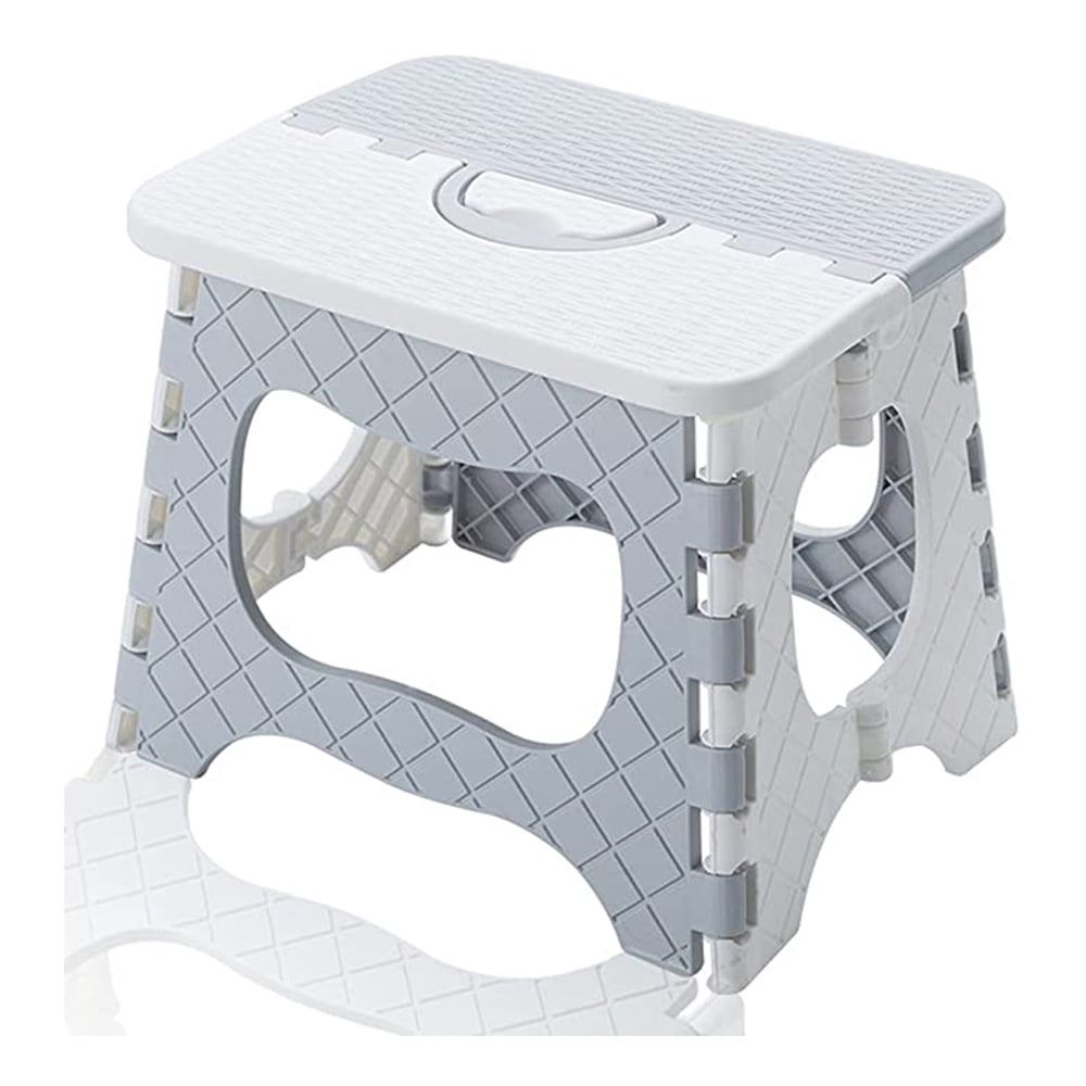 Marchepied Pliable 2 Marches Antidérapant Pour Enfants - Escabeau Stable Et Portable
