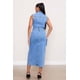 thumbnail image 3 of Vestido Midi Denim Roman Fashion 030 Azul Medio, 3 of 5