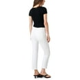 thumbnail image 4 of Women's Vintage Straight Ankle Jean - White, 4 of 5