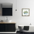 thumbnail image 4 of Stupell Industries French Country Botanical Bath Tub Brown Floating Frame Canvas Art, 18 x 18, by Nan, 4 of 8