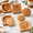 Flower 4PCS set, variant on 4 Pieces Wooden Cookie Molds Biscuit Carved Mould Diy Funny 3d Press Embossing Mold Flower Pattern Baking Tool